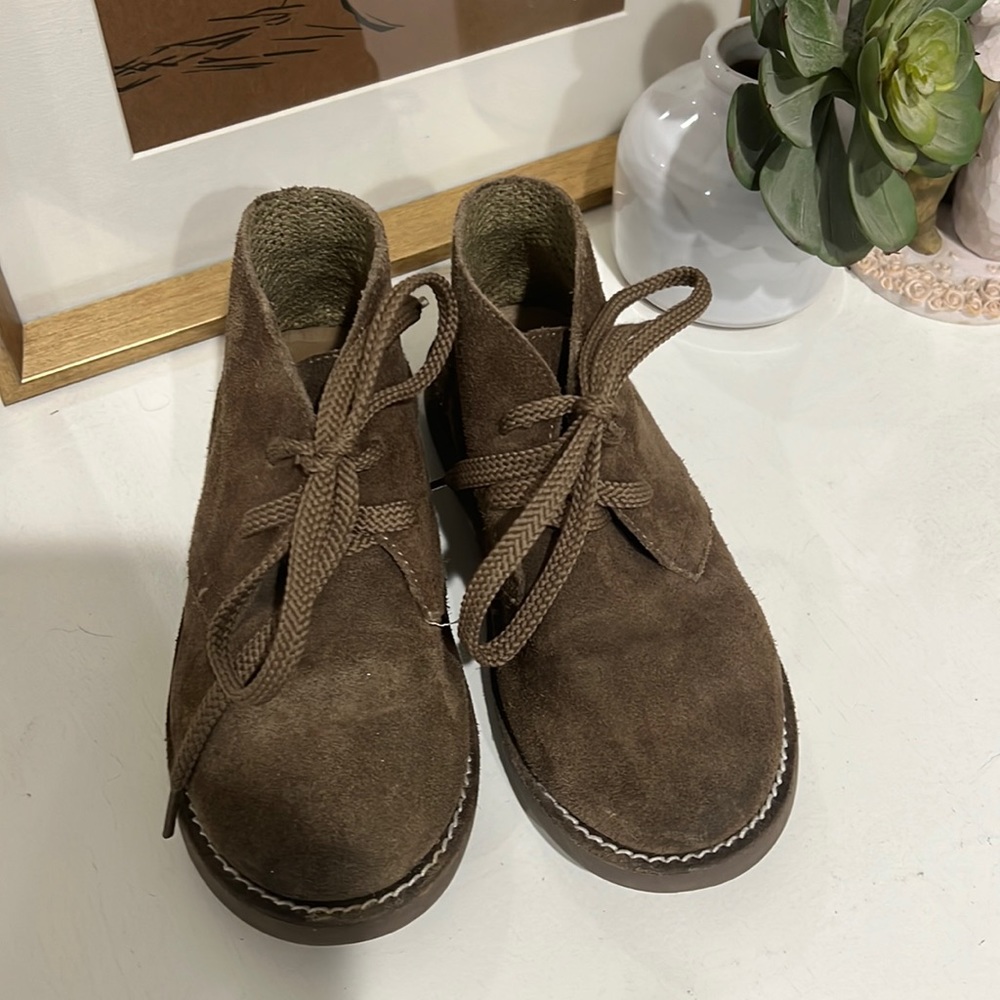 Barley worn jcrew boys boots size 12